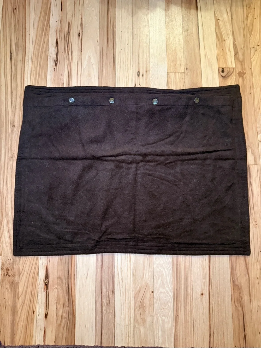 Ralph Lauren Home Wool Alpaca Brown Grey Standard Pillow Shams (Set of 2)